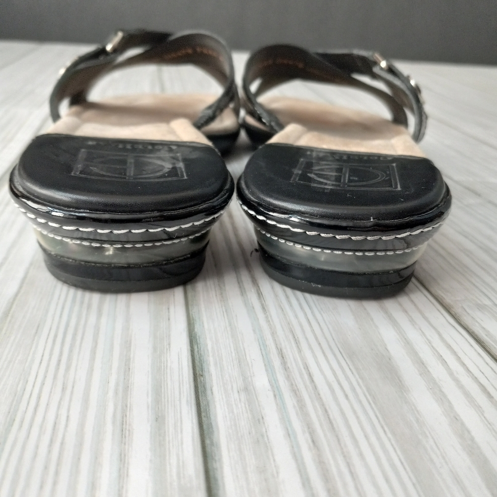 Cole Haan Crisscross Slip-On Leather Sandals - Picture 6 of 10
